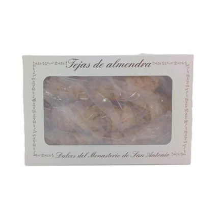 Caja de 350gr de Tejas de Almendra